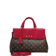 【二手99新】CHANEL香奈兒22Bag黑金牛皮垃圾袋手提單肩包  奢侈品箱包真品 97新拼紅維納斯女神34*23cm