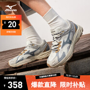 美津濃（MIZUNO）男女跑步運動(dòng)休閑鞋緩震透氣網(wǎng)面拼接RACER S 1.0 01/丹寧 43