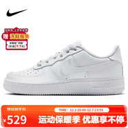 耐克NIKE板鞋女子大童空軍一號 AIR FORCE 1運動(dòng)鞋 DH2920-111白36.5