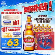 燕京啤酒 U8小度酒500ml*12瓶 整箱裝 現貨開(kāi)搶新老包裝交替發(fā)貨