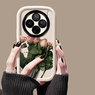 中掌柜適用vivox200pro手機殼潮s20/19/1/17創(chuàng  )意100/90/0/70y7/76 粉色玫瑰花-白色 iQ eo9 Pro