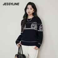 Jessy line針織衫女毛衣 jessyline 藏青 S