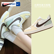 耐克（NIKE）女鞋 2025秋冬新款時(shí)尚潮流運動(dòng)鞋低幫百搭板鞋休閑鞋子大童鞋 COURT/121/清新檸檬黃 38.5
