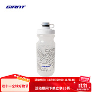 捷安特NE系列擠壓式多規(guī)格大容量自行車(chē)水壺山地公路戶外騎行運(yùn)動(dòng)配件 山脈 透明底黑線600CC