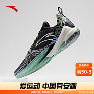 安踏（ANTA）速決6籃球鞋丨全掌氮科技籃球鞋穩定支撐防滑耐磨運動(dòng)鞋 城堡灰/基礎黑-2 44