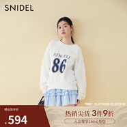 SNIDEL2025春夏甜美木耳邊芭蕾風(fēng)蛋糕半身裙短裙褲SWFP251181 淺藍色 S (0)