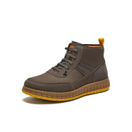 暇步士（Hush Puppies）2024冬新款舒適休閑簡(jiǎn)約百搭男休閑靴B6W10DD4 深灰色 40