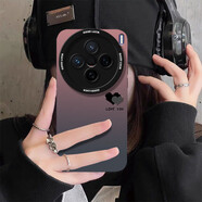 中掌柜黑粉漸變愛(ài)心適用vivox200pro手機殼s20/19/1款x100/90/0/7 粉漸變愛(ài)心 vivo Y52s