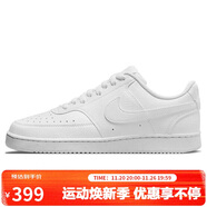 耐克NIKE運動(dòng)板鞋女緩震COURT VISION運動(dòng)鞋DH3158-100白36.5