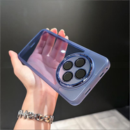 特七 適用vivo y500pro手機殼Y500透明y500i保護套帶鏡頭膜全包防摔硅膠軟殼防滑高清保護殼手機套網(wǎng)紅 【透藍】自帶鏡頭膜&超薄防摔 vivoY500Pro