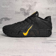 NBA CARES莫蘭特三代籃球鞋全掌ZoomX緩震回彈實(shí)戰靴男女防滑運動(dòng)鞋 純原JA3 黑金 44  (腳寬厚建議拍大)