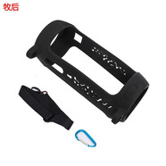 三只青蛙收納盒適用于JBLPulse 4保護套彩色音樂(lè )脈動(dòng)4音響收納包硅膠便攜 YXB-28黑色pulse4膠套+肩帶