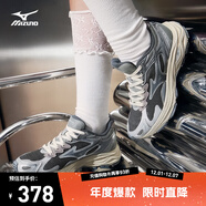 美津濃（MIZUNO）男女跑步運動(dòng)休閑鞋緩震透氣網(wǎng)面拼接RACER S 1.0 19/渣渣灰 38
