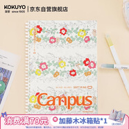 國譽(yù)(KOKUYO)Campus軟線(xiàn)圈本8mm點(diǎn)線(xiàn)筆記本子·加藤木 B5/80頁(yè) 透明 WCN-CSR1815-4