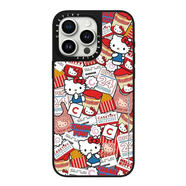 CASETIFY韓國CASETiFY殼凱蒂貓便利店適用于蘋(píng)果17/16ProMax.17/16Pro 黑框鏡面凱蒂貓貼紙 iPhone 17 Pro Max