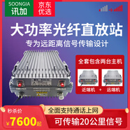 訊加（SOONGIA） 手機信號增強放大器手機信號光纖直放站移動(dòng)聯(lián)通電信三網(wǎng)合一4G山區隧道地下室 5瓦雙通道