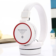 vivo設備適配藍牙耳機5.0家直銷(xiāo)新款頭戴式運動(dòng)插卡收音無(wú)線(xiàn)藍牙耳機 白色