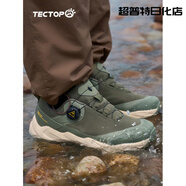 探拓（TECTOP）坦拓戶(hù)外輕便登山鞋男女登山鞋防水防滑輕便透氣越野跑鞋運動(dòng)鞋 灰豆綠_姜黃【男款】 40