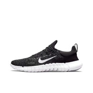 耐克（NIKE）Free Run 5.0 黑白男女赤足透氣運動跑步鞋 CZ1884-001 40