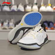 李寧籃球鞋男子2025春季新款韋德冷血2 V2緩震籃球場(chǎng)地鞋ABPV001 ABPV001-2標準白 39.5