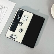 原奘適用于榮耀Magic V2手機殼卡通潮酷榮耀Vs2防摔折疊屏保護套榮耀V 鉸鏈全包[殼膜一體丨金屬皮白色荔枝紋]三小熊+支架 榮耀Magic s 至臻版