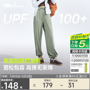 蕉下（beneunder）束腳休閑褲子女士運動(dòng)闊腿冰絲防曬長(cháng)褲速干高腰春夏25新款AL205