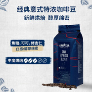 拉瓦薩咖啡豆意式醇香意式特濃中度烘焙手沖美式黑咖啡 【新老隨機發(fā)】意式特濃1kg/袋-效期26年12月