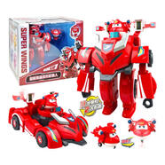 奧迪雙鉆（AULDEY）超能裝備陀螺車(chē)超級飛俠發(fā)射裝備車(chē)新款男孩戰斗互動(dòng)親子玩具套裝 超能裝備變形機器人-樂(lè )迪 770351