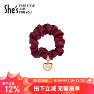 She's茜子心型職業(yè)發(fā)圈皮筋簡(jiǎn)約發(fā)繩時(shí)尚頭飾生日禮物送女友