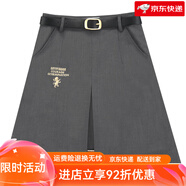 梗豆物語(yǔ)（GENGDOUSTORY）哈利波特聯(lián)名顯瘦半身裙英倫學(xué)院風(fēng)jk美式復古休閑 格蘭芬多半身裙 S