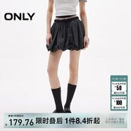 ONLY 2025春季松緊腰格子花苞裙高腰短裙半身裙女|125116020