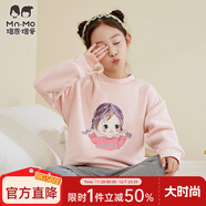 瑁恩·瑁愛(ài)斷碼特價(jià)女童雙層加絨加厚金鉆絨保暖內衣套裝冬秋衣秋褲 03#幸福女孩(泰迪粉) 120 建議身高105cm