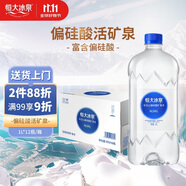 恒大冰泉長白山天然偏硅酸礦泉水 1L*12【熱門商品】
