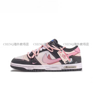 耐克（NIKE）球鞋定制 Dunk 心悸入場(chǎng)卷涂鴉 低幫女款板鞋官方正品 心悸入場(chǎng)券 定制不退不換 36.5 ，
