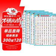 斗半匠看圖識(shí)字掛圖注音版兒童寶寶早教掛圖幼兒園啟蒙認(rèn)字幼小銜接漢字表學(xué)習(xí)墻貼神器（285*420）