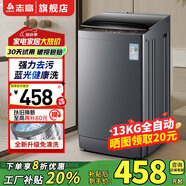 志高13KG全自動(dòng)洗衣機 家用小型波輪大容量 洗脫烘干一體機 宿舍出租房公寓 13KG【藍光洗護+智能風(fēng)干+強動(dòng)力電機】