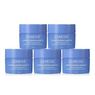 蘭芝（LANEIGE）睡眠面膜 女免洗清潔補水保濕夜間修復修護涂抹式面膜體驗裝 蘭芝睡眠面膜15mlx5