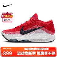 耐克NIKE男籃球鞋新年紅 G.T. HUSTLE 3運動(dòng)鞋FV5952-600紅白黑42