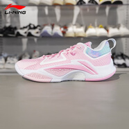 李寧反伍追獵1籃球鞋男子2025新款減震回彈支撐穩定外場(chǎng)鞋ABFV003 ABFV003-3熒光嫩粉/熒光粉 39