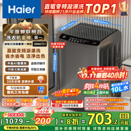 海爾（Haier）波輪洗衣機(jī)全自動(dòng)小型家用10公斤EB100B32Mate1 直驅(qū)變頻京東自營(yíng)家電國(guó)家補(bǔ)貼一級(jí)能效出租房宿舍