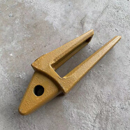 駿騰小松挖機斗齒PC60 100 120 200 220 240 300 400鍛造耐磨牙齒 PC400齒根4開(kāi)口 26公斤加厚