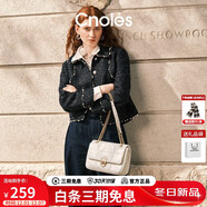 蔻一（Cnoles）漫步象印牛皮女士高端鏈條包單肩斜挎包女走心生日禮物送女友老婆