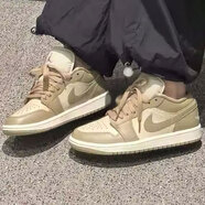 耐克（NIKE）AJ1籃球鞋女鞋2025秋冬季新款AIR JORDAN 1低幫緩震運動(dòng)鞋休閑鞋 DC0774-203 AJ1藤黃/沙漠迷彩/白 36