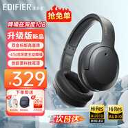 漫步者（EDIFIER）【爆款推薦】W820NB雙金標主動(dòng)降噪無(wú)線(xiàn)頭戴式藍牙耳機游戲音樂(lè )運動(dòng)學(xué)生網(wǎng)課耳麥適用于安卓蘋(píng)果 【升級版】雅典灰+黑色耳機包