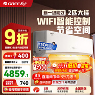 格力（GREE）空調(diào)京韻 新一級(jí)/三級(jí)能效變頻冷暖 大風(fēng)量 高溫自潔 WIFI小客廳大臥室壁掛式大掛機(jī) 2匹 一級(jí)能效 50GW/NhKe1BAj