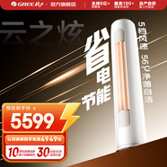 格力（GREE）空調 云之炫 新三級能效 變頻冷暖 自清潔 大風(fēng)量 除濕 客廳家用圓柱立式柜機 2匹三級能效