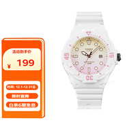 卡西歐（CASIO）手表女學(xué)生考試手表兒童指針夜光運動(dòng)防水男女石英表LRW-200H-4E2