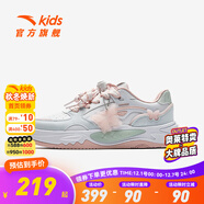 安踏兒童跑步鞋男大童板鞋2025年秋季新款舒適百搭運動(dòng)鞋學(xué)生小白鞋 【女童】安踏白/淺霧灰-2 35 碼