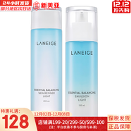 蘭芝（LANEIGE）水庫凝肌套裝透潤水乳2件套水乳霜精華套盒蘭芝女護膚品禮盒韓國 蘭芝清盈水200+乳液120