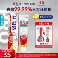 益周適咸味牙齦牙膏健齒固齦抑制牙齦紅腫出血去除牙菌斑110g